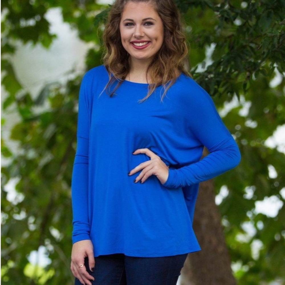 Piko 1988 Blue Long Sleeve Top